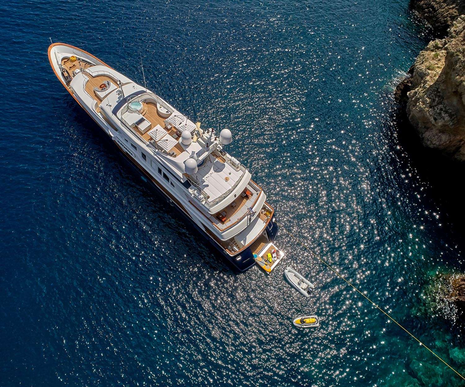 Alexandra Yacht Charter Exterior