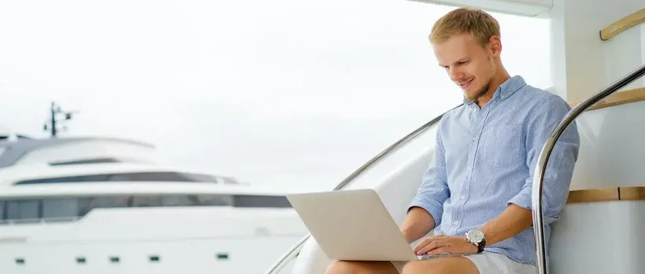 Stay connected on a yacht 