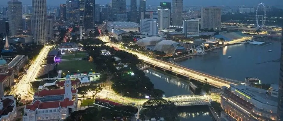 The Singapore Grand Prix included Asia’s first-ever street track and was the first Formula 1 race ever held at night.