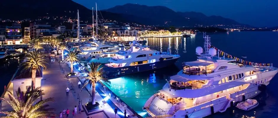  Porto Montenegro and Tivat marina.