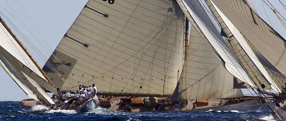 Vintage Yacht at Voiles de St. Tropez Cameraderie