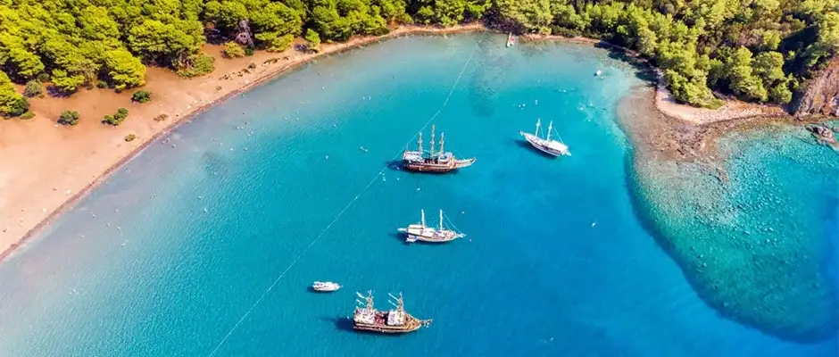 One of the gorgeous spots in Turkey is the Turquoise Coast.