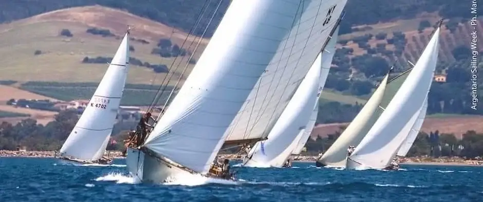 Classic Sailing boat in Argentario Sailing Week