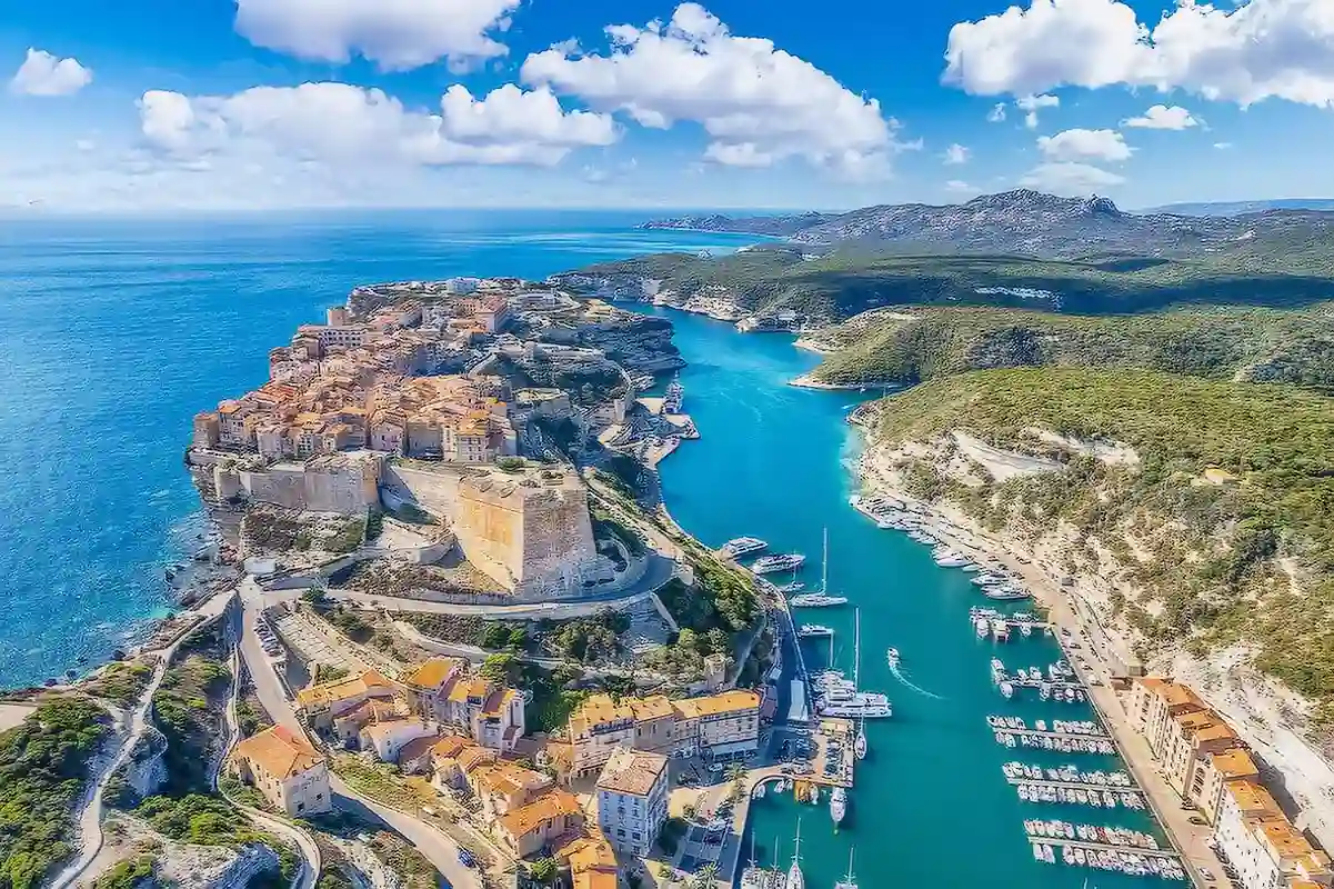 Aerial View Bonifacio, Corsica Classics