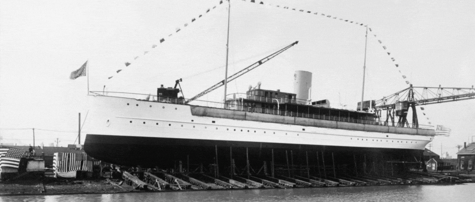 Build and Launch SS Delphine 1921