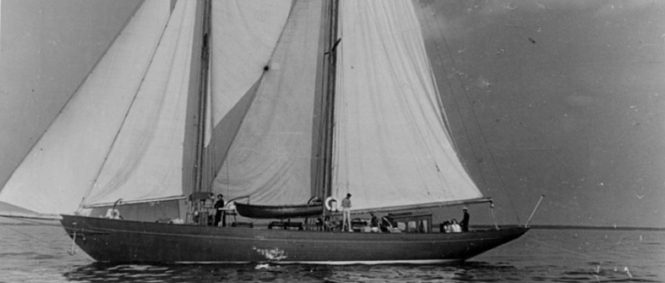 Orianda, sailing as 'Sabina' in the 1950s.