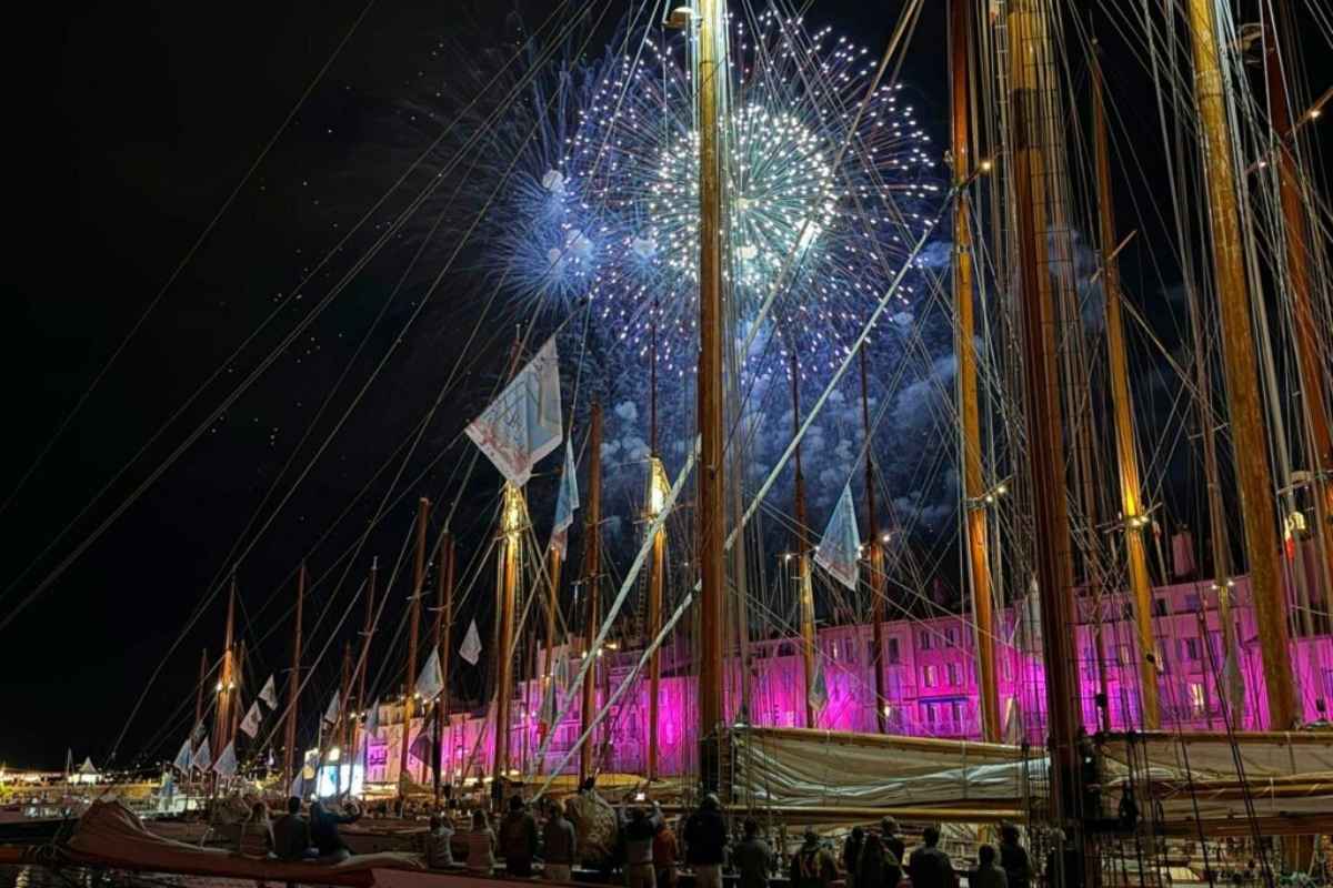 Fireworks over Saint-Tropez