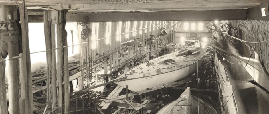 Noblesse Yachts Marilee under construction