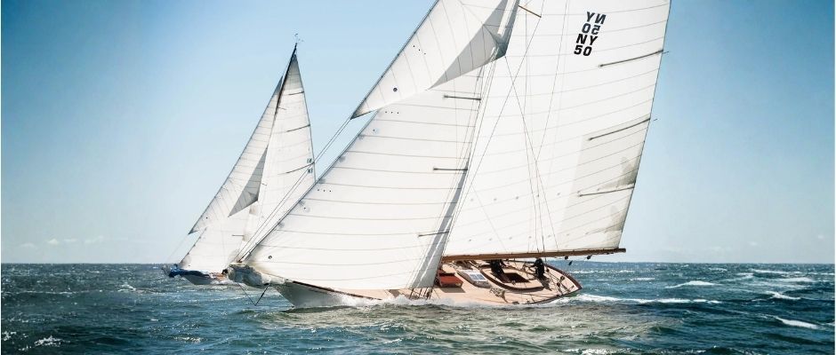 Noblesse Yachts Marilee under sail